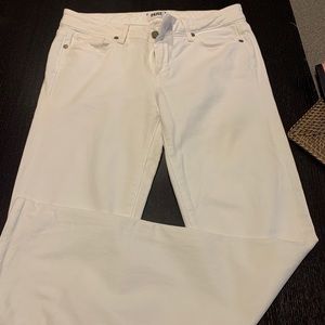 White boot cut Paige jeans